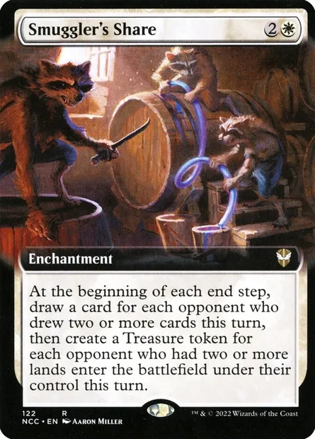 Smuggler's Share, Magic card NCC 122 — New Capenna Commander set