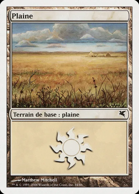 Plains, Magic card PSAL G34 — Salvat 2005 set