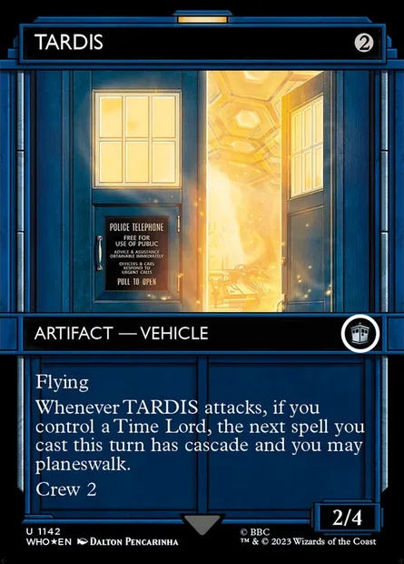 TARDIS, Magic card WHO 1142 — Doctor Who set