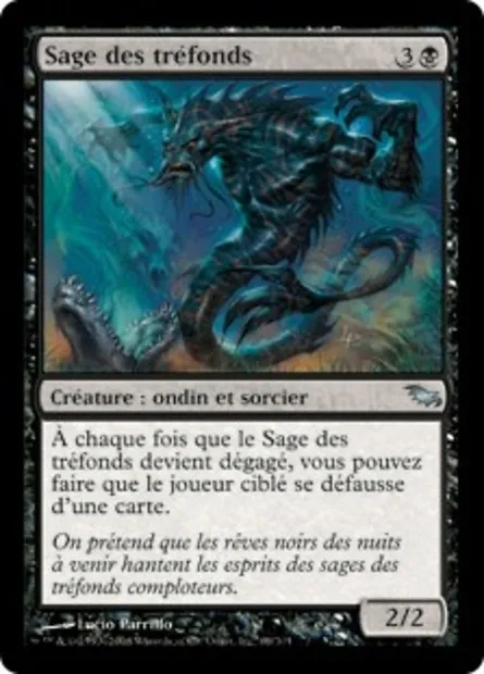 Sage des tréfonds, carte Magic SHM 69 — extension Sombrelande