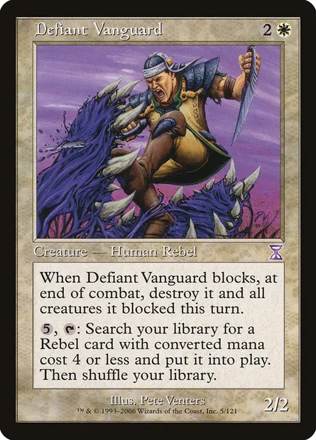 Avant-garde provocante, carte Magic TSB 5 — extension Time Spiral Timeshifted