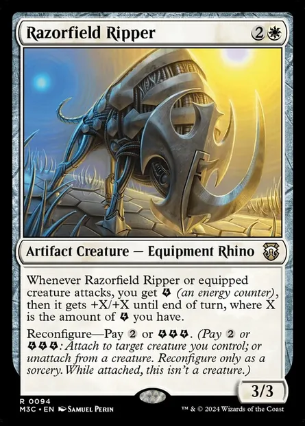 Razorfield Ripper, Magic card M3C 94 — Modern Horizons 3 Commander set