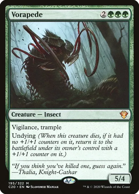 Vorapede, Magic card C20 195 — Commander 2020 set
