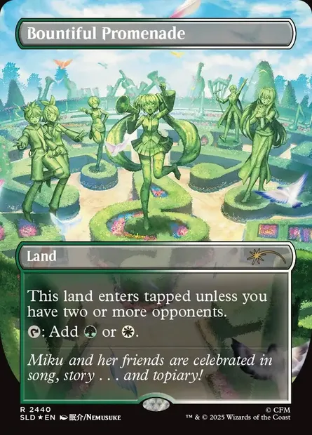 Bountiful Promenade, Magic card SLD 2440 — Secret Lair Drop set
