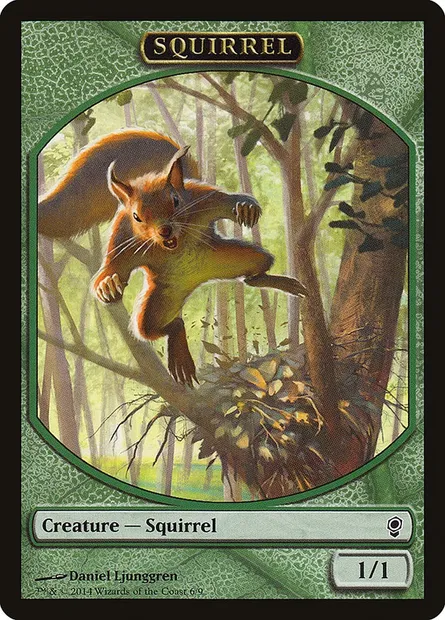 Squirrel, carte Magic TCNS 6 — extension Conspiracy Tokens