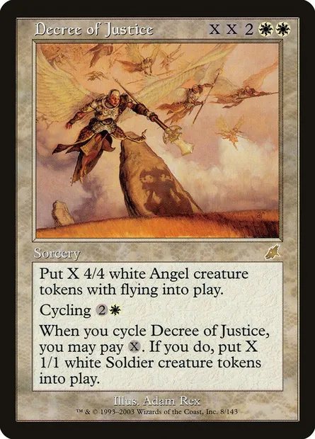 Décret de justice, carte Magic SCG 8 — extension Fléau