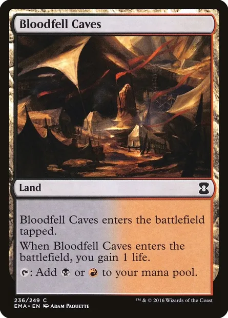 Cavernes du Sacrifice, carte Magic EMA 236 — extension Eternal Masters