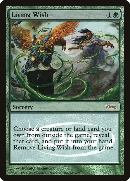 Living Wish, Magic card G08 5 — Judge Gift Cards 2008 set