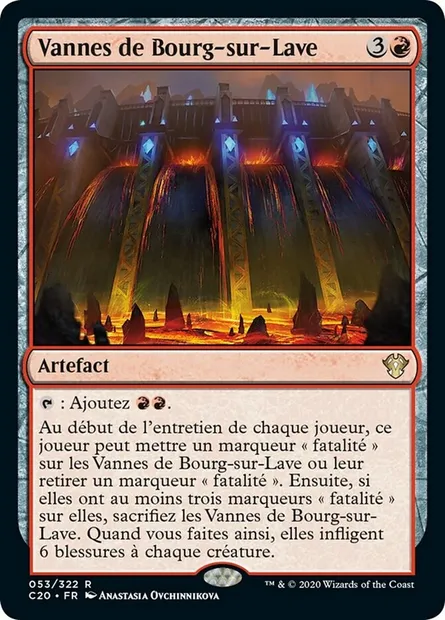 Vannes de Bourg-sur-Lave, carte Magic C20 53 — extension Commander 2020