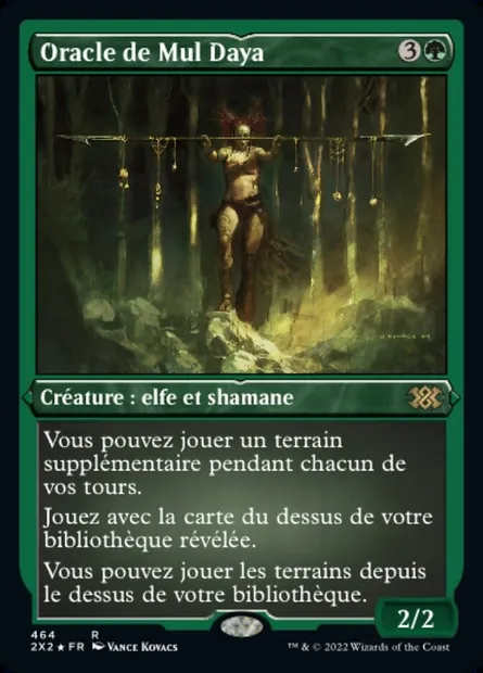 Oracle de Mul Daya, carte Magic 2X2 464 — extension Double Masters 2022