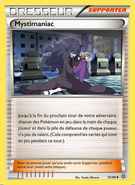Mystimaniac, carte Pokémon AOR 75 — extension Origines Antiques