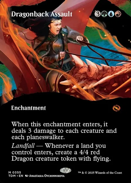 Dragonback Assault, Magic card TDM 355 — Tarkir: Dragonstorm set