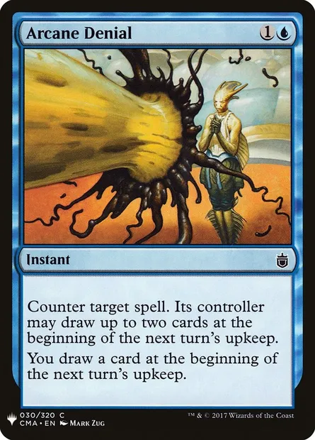Arcane Denial, Magic card PLST CMA-30 — The List set
