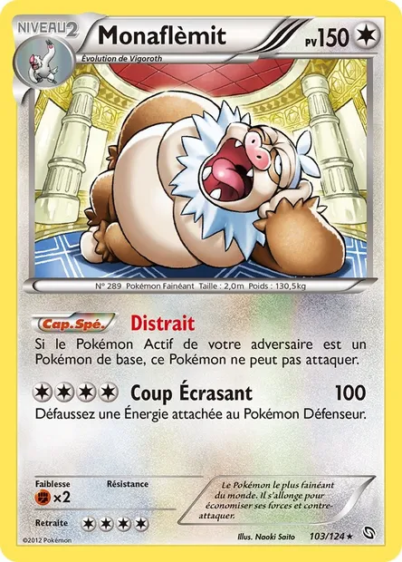 Monaflèmit, carte Pokémon DRX 103 — extension Dragons Éxaltés