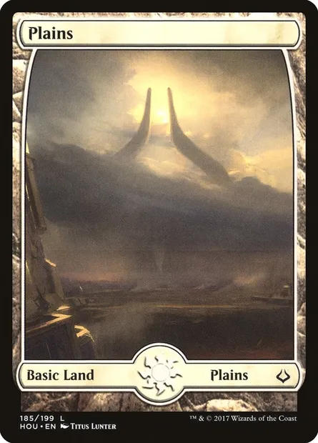 Plains, Magic card HOU 185 — Hour of Devastation set