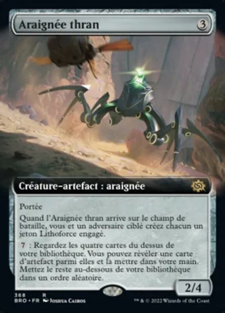 Araignée thran, carte Magic BRO 368 — extension La Guerre Fratricide