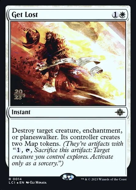 Sortie explosive, carte Magic PLCI 14s — extension The Lost Caverns of Ixalan Promos