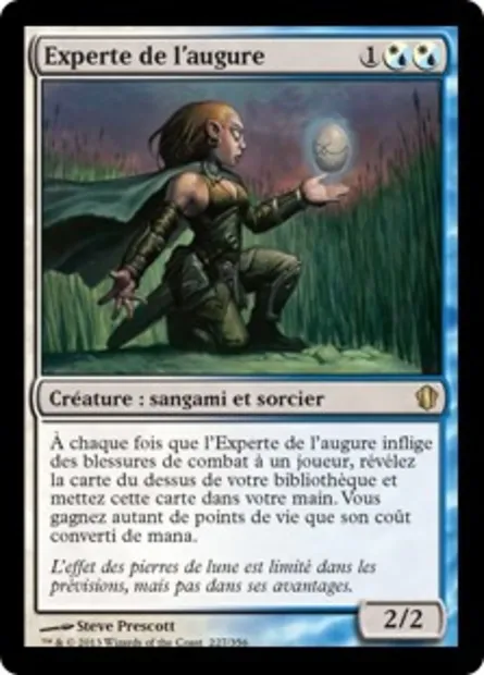 Experte de l'augure, carte Magic C13 227 — extension Commander 2013
