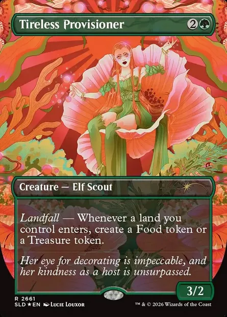 Tireless Provisioner, Magic card SLD 2661 — Secret Lair Drop set