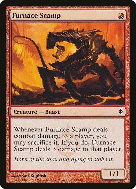Furnace Scamp, Magic card NPH 84 — New Phyrexia set