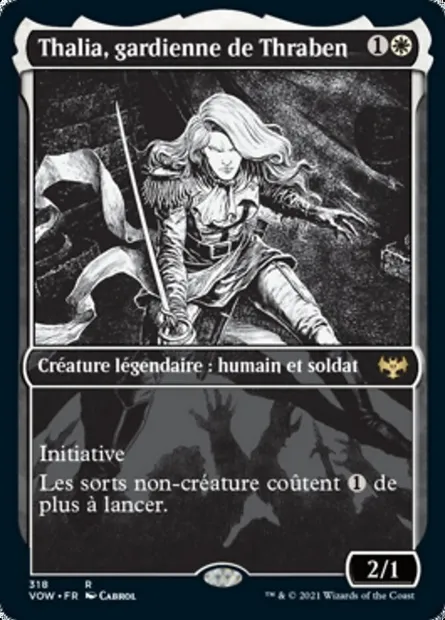 Thalia, gardienne de Thraben, carte Magic VOW 318 — extension Innistrad : noce écarlate