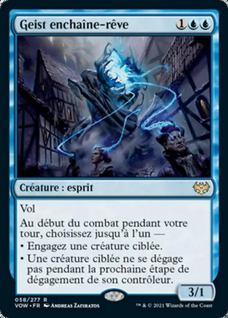Geist enchaîne-rêve, carte Magic VOW 58 — extension Innistrad : noce écarlate