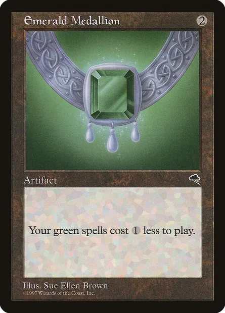 Emerald Medallion, Magic card TMP 283 — Tempest set