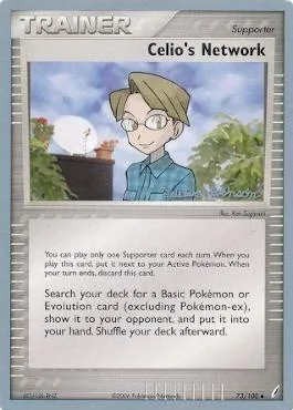 Celio's Network, Pokémon card WCD08 073-6 — World Championship Decks 2008 set