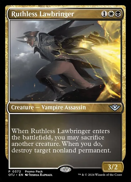 Ruthless Lawbringer, Magic card OTJ 372 — Outlaws of Thunder Junction set