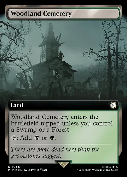Cimetière des sylves, carte Magic PIP 1056 — extension Fallout