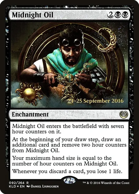 Midnight Oil, Magic card PKLD 92s — Kaladesh Promos set