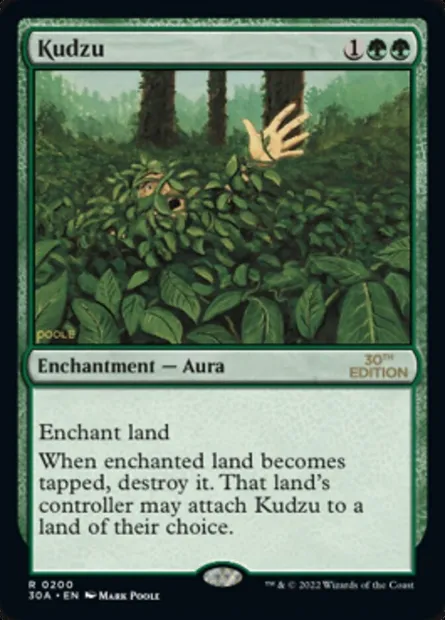 Kudzu, carte Magic 30A 200 — extension 30th Anniversary Edition