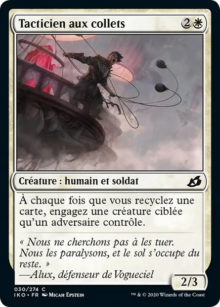 Tacticien aux collets, carte Magic IKO 30 — extension Ikoria: Lair of Behemoths