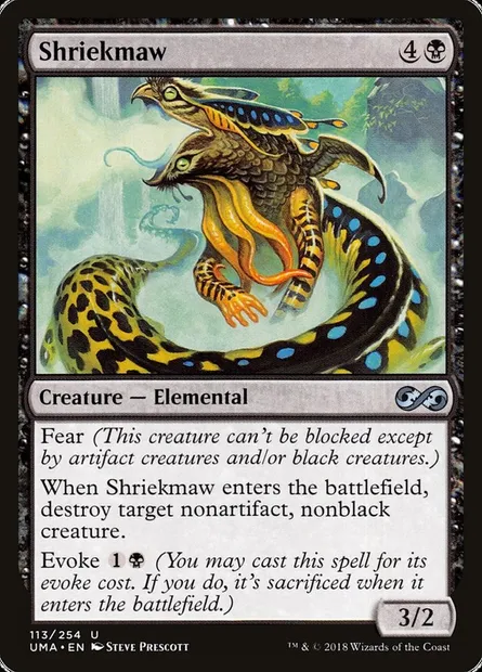 Shriekmaw, Magic card UMA 113 — Ultimate Masters set
