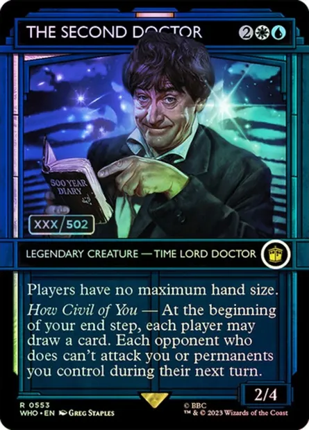 The Second Doctor, Magic card WHO 553z — Doctor Who set