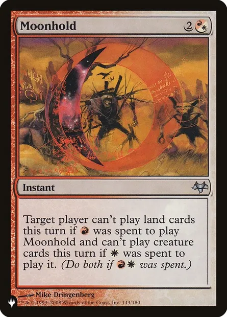 Moonhold, Magic card PLST EVE-143 — The List set