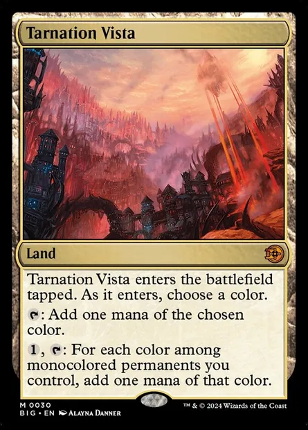 Tarnation Vista, Magic card BIG 30 — The Big Score set