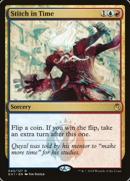 Stitch in Time, Magic card GK1 43 — GRN Guild Kit set