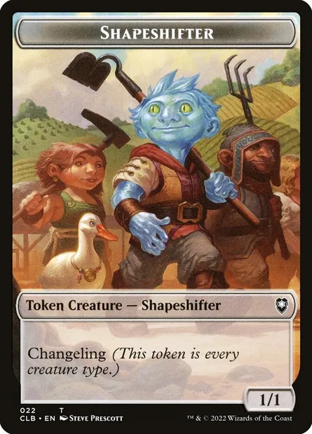 Shapeshifter, Magic card TCLB 22 — Battle for Baldur's Gate Tokens set