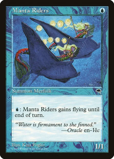 Manta Riders, Magic card TMP 74 — Tempest set