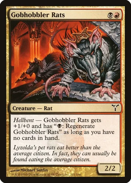 Rats choppegueules, carte Magic DIS 111 — extension Discorde