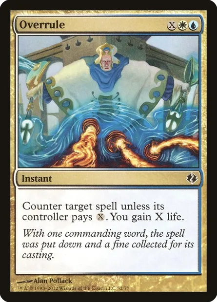 Rejet, carte Magic DDI 32 — extension Duel Decks: Venser vs. Koth