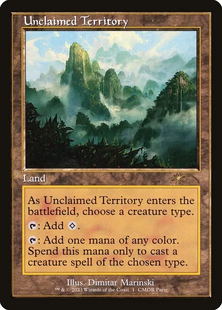 Terra nullius, carte Magic PW23 11 — extension Wizards Play Network 2023