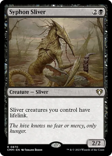 Syphon Sliver, Magic card CMM 870 — Commander Masters set