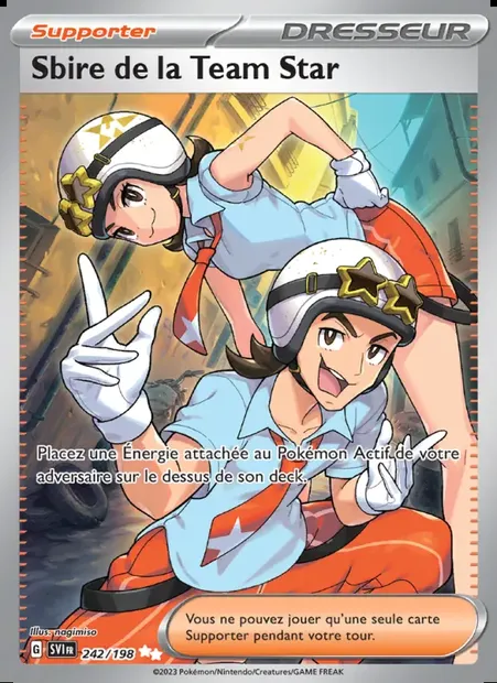 Sbire de la Team Star, carte Pokémon SVI 242 — extension Écarlate et Violet