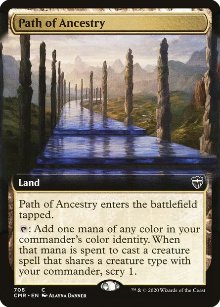 Path of Ancestry, Magic card CMR 708 — Commander Legends set