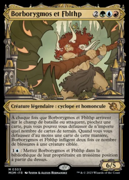 Borborygmos et Fblthp, carte Magic MOM 303 — extension L'invasion des machines