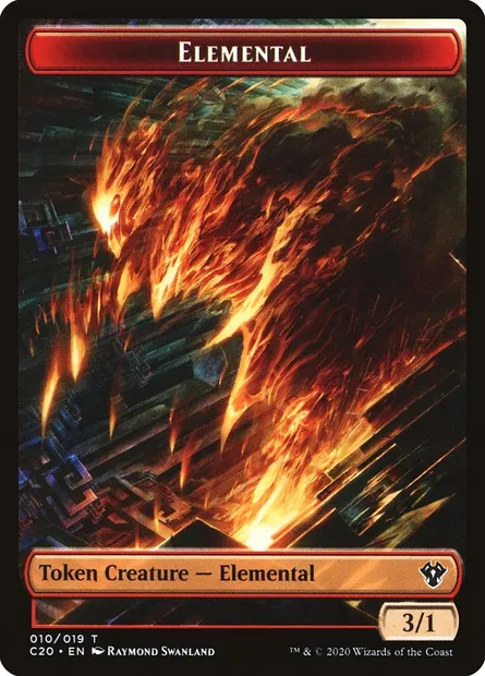 Elemental, carte Magic TC20 10 — extension Commander 2020 Tokens