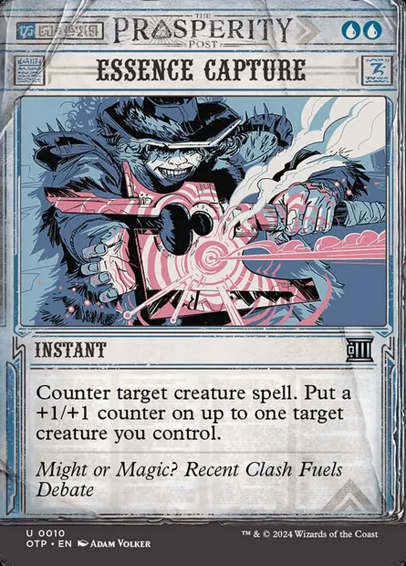 Essence Capture, Magic card OTP 10 — Breaking News set