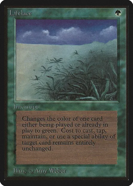 Lifelace, Magic card LEB 208 — Limited Edition Beta set